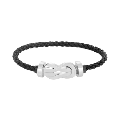 [Eterna Jewels]CHANCE LARGE 8 FIGURE BUCKLE NO DIAMOND BRACELET SILVER