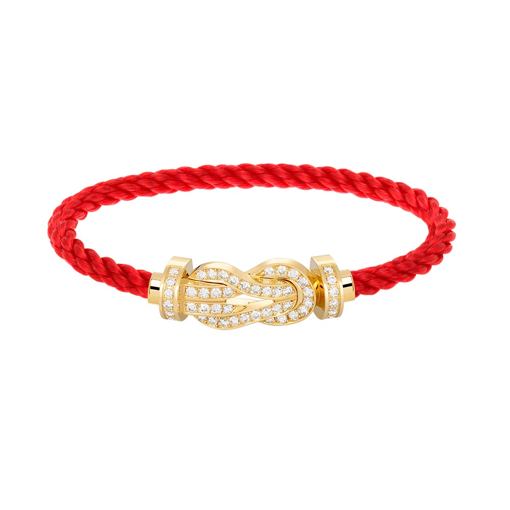 [Eterna Jewels]CHANCE LARGE 8 FIGURE BUCKLE FULLDIAMOND BRACELET GOLD