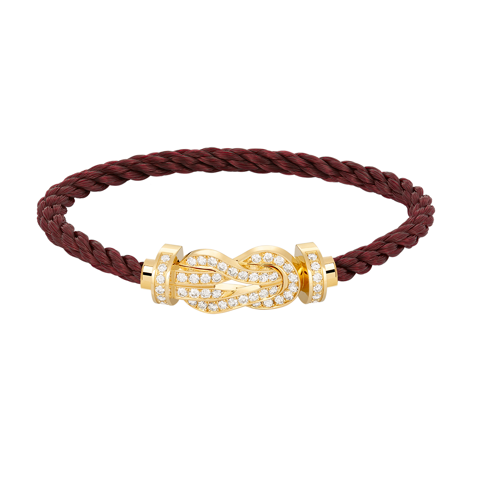 [Eterna Jewels]CHANCE LARGE 8 FIGURE BUCKLE FULLDIAMOND BRACELET GOLD