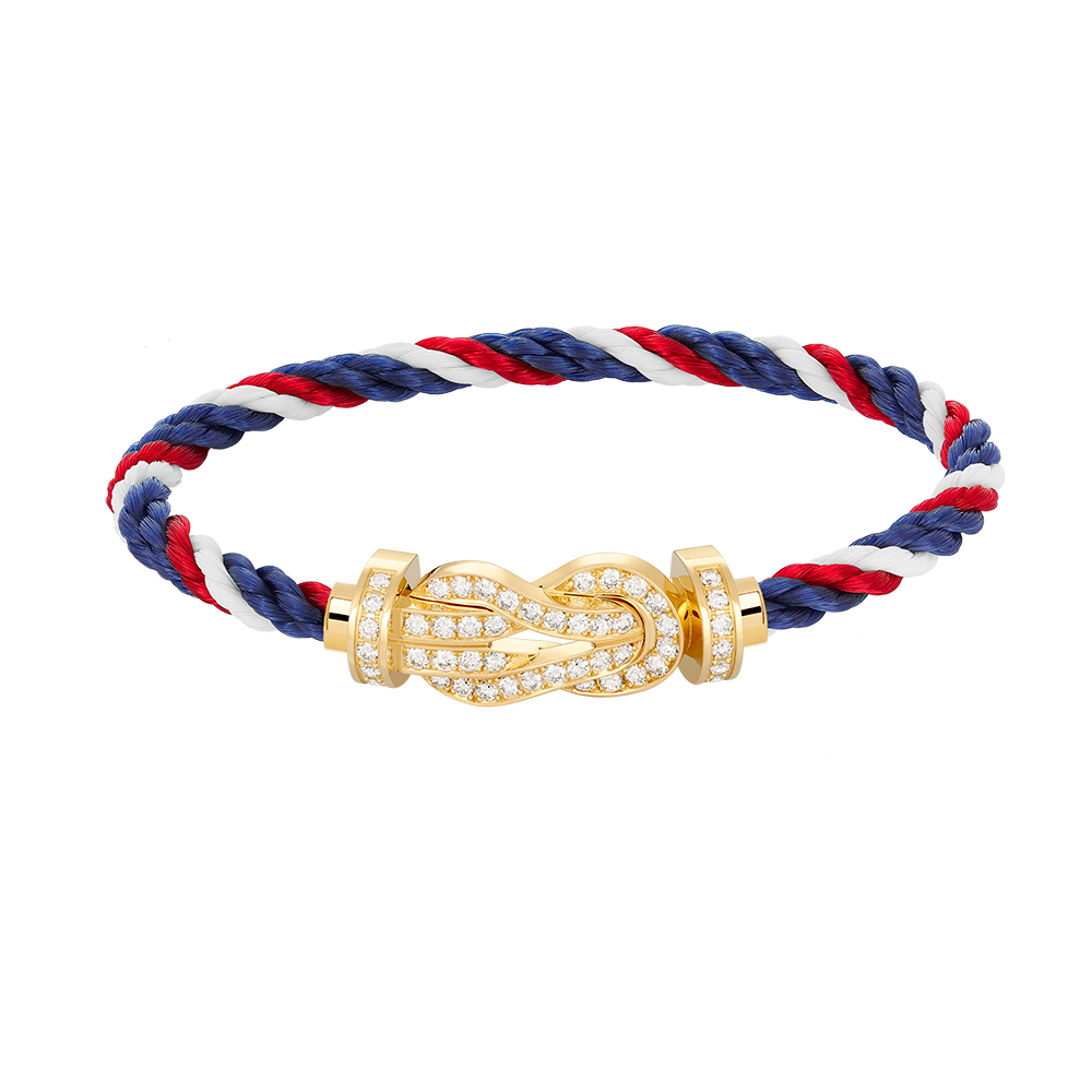 [Eterna Jewels]CHANCE LARGE 8 FIGURE BUCKLE FULLDIAMOND BRACELET GOLD