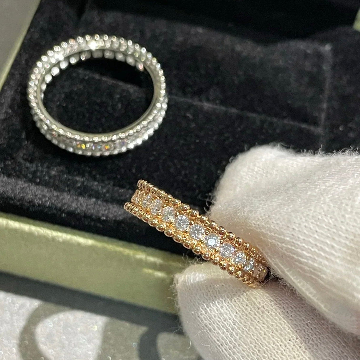 [Eterna Jewels]PERLEE DIAMOND ROSE GOLD RING