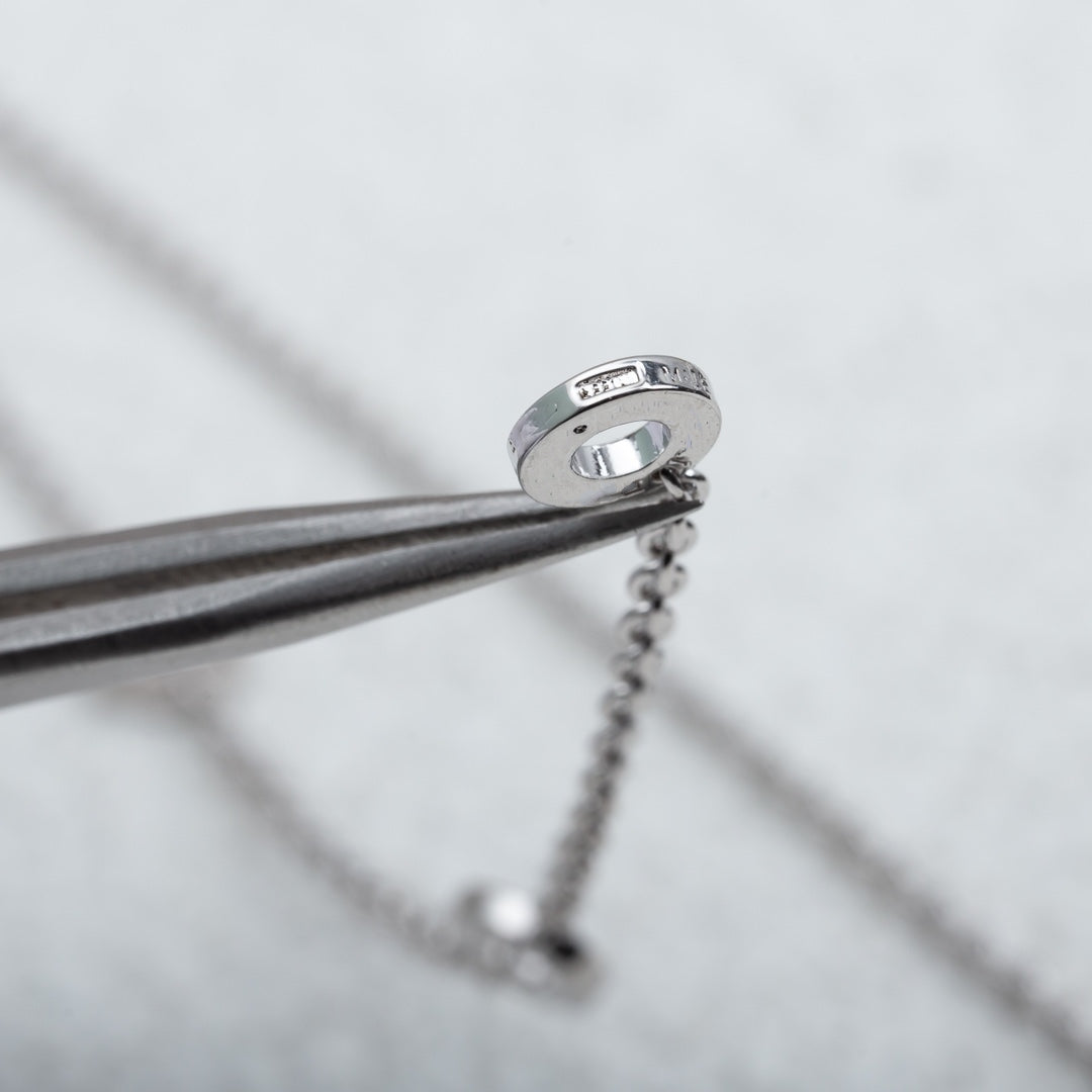 [Eterna Jewels]PARENTESI NECKLACE SILVER DIAMOND