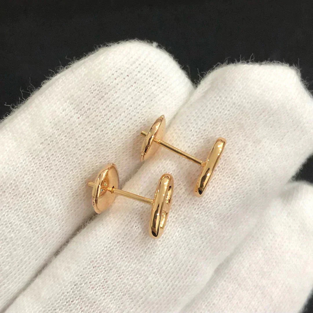 [Eterna Jewels]CHAINE SMALL EARRINGS GOLD AND SILVER