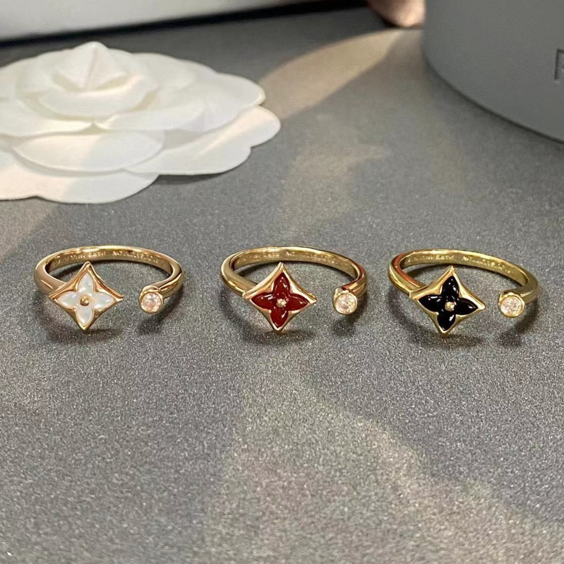 [Eterna Jewels]STAR 1 DIAMOND OPEN RING