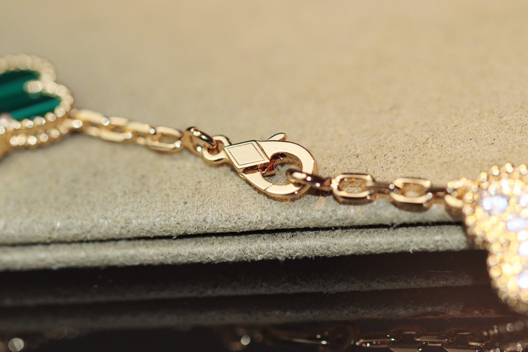 [Eterna Jewels]CLOVER 20 MOTIFS ONYX ROSE GOLD