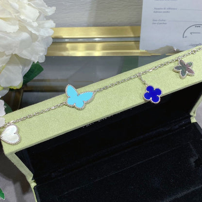 [Eterna Jewels]LUCKY SPRING SILVER BRACELET 4 MOTIF