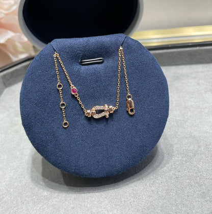[Eterna Jewels]FORCE 10 DIAMOND CHAIN LINK PINK GOLD BRACELET