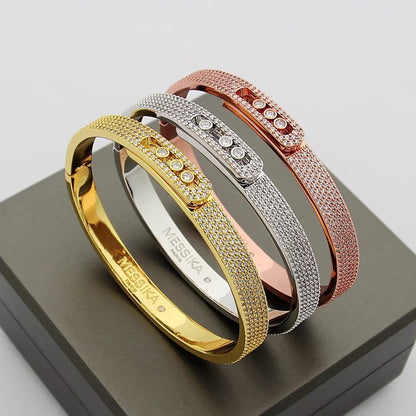 [Eterna Jewels]Move Noa Full Pavé Diamond Bangle Bracelet