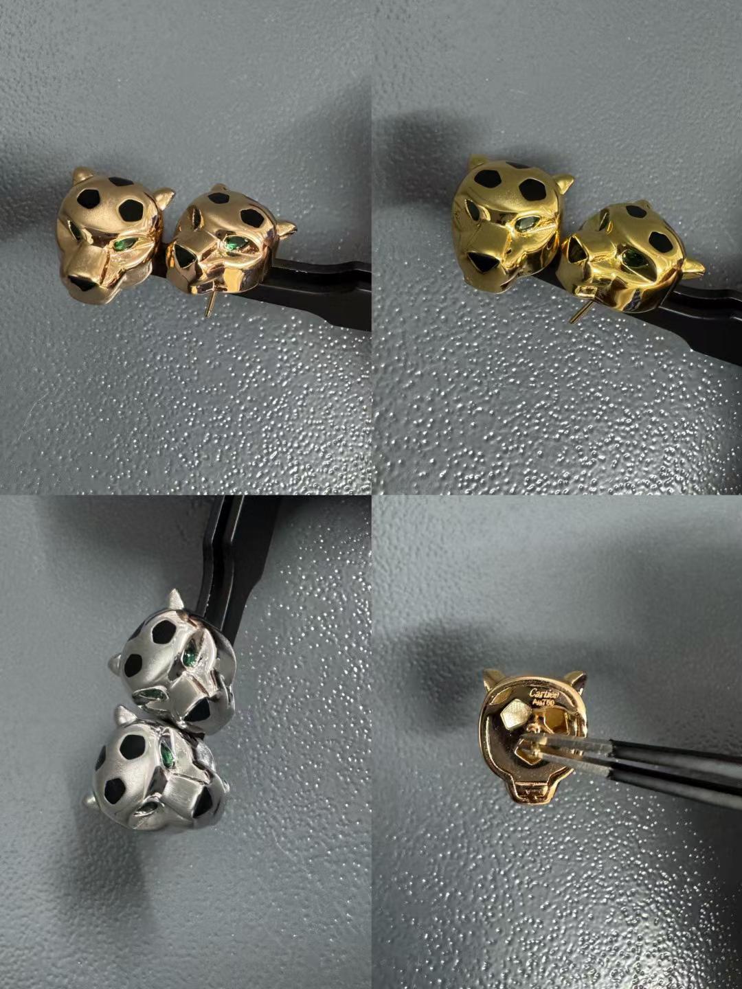 [Eterna Jewels]CHRRTAH-PRINT STUD EARRINGS, THREE COLORS