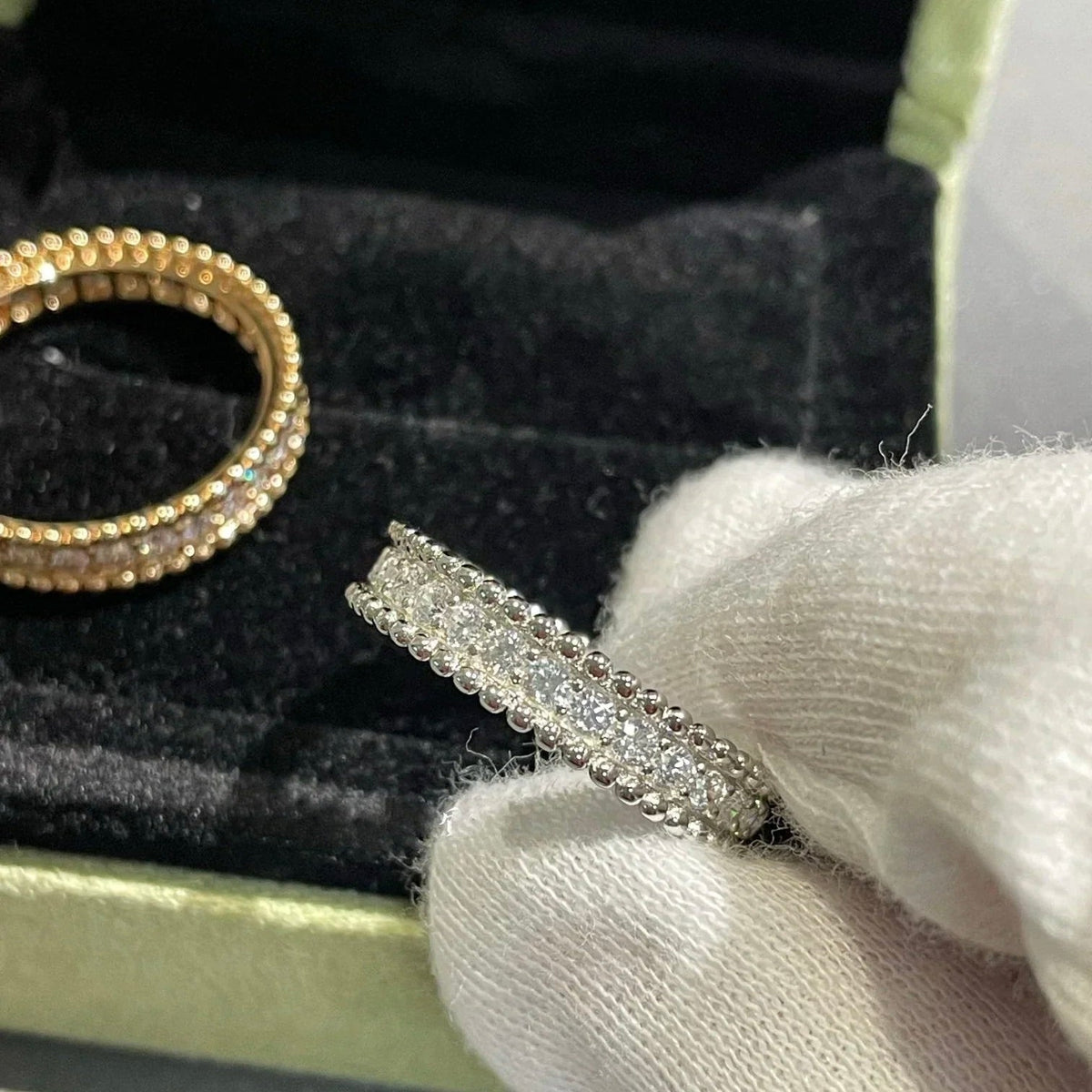[Eterna Jewels]PERLEE DIAMOND SILVER RING