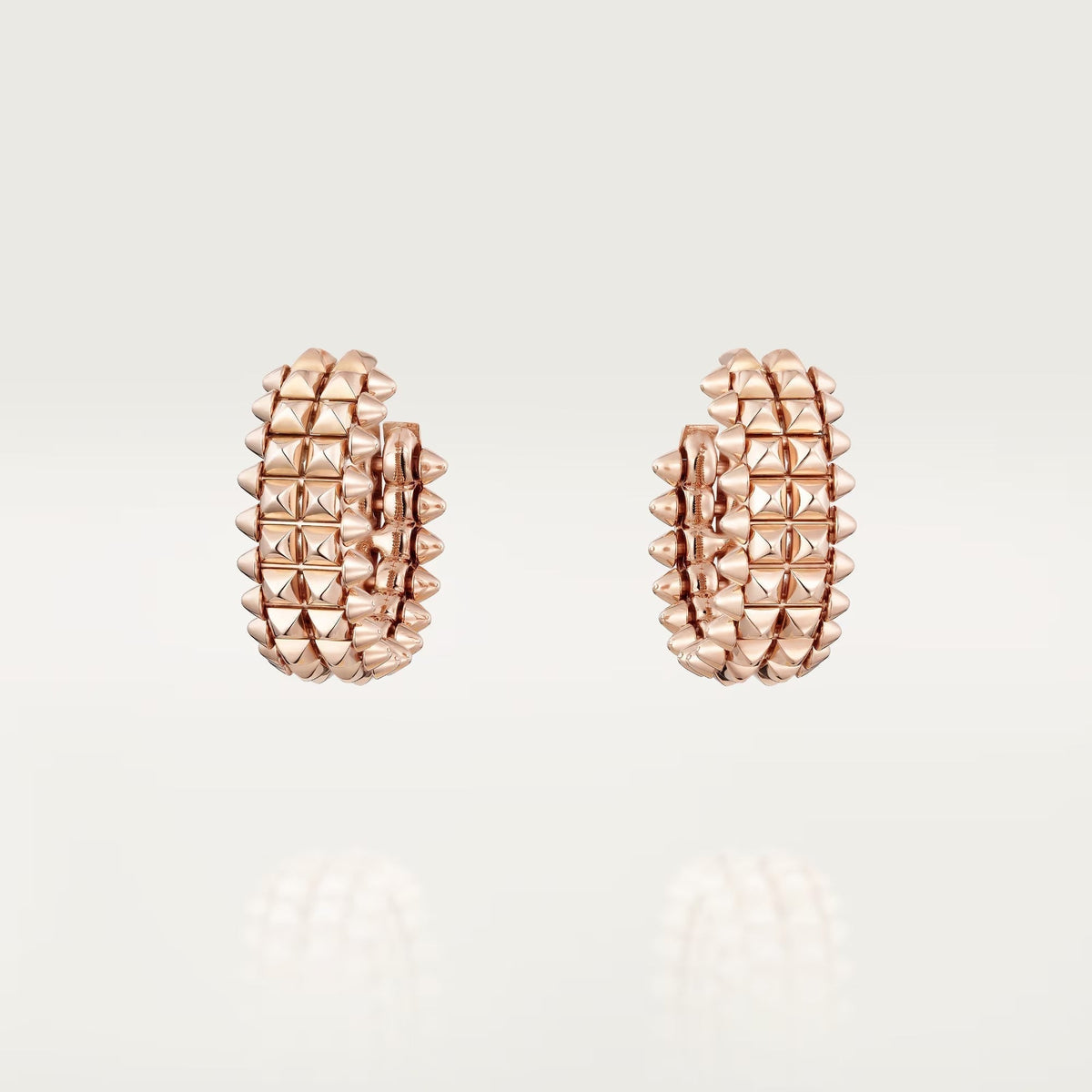[Eterna Jewels]CLASH 9.2MM DOUBLE ROW EARRINGS