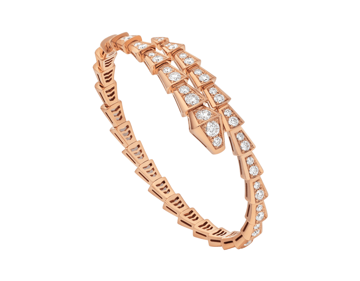 [Eterna Jewels]SERPENTI BRACELET 6.8MM PINK GOLD DIAMOND
