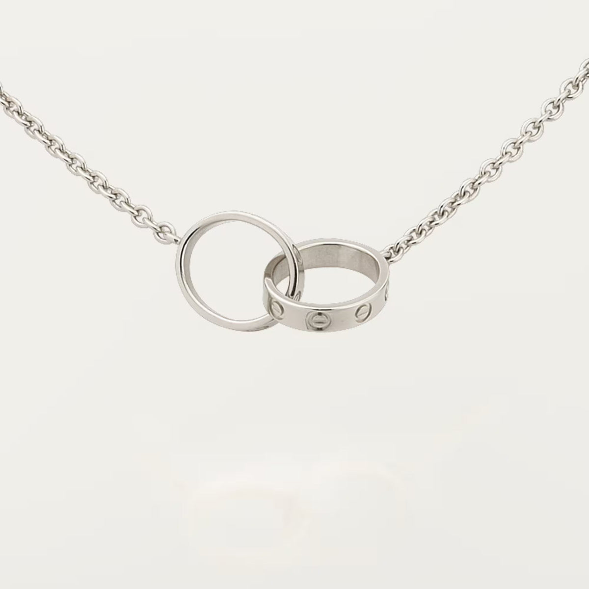 [Eterna Jewels]LOVE DOUBLE RING NECKLACE