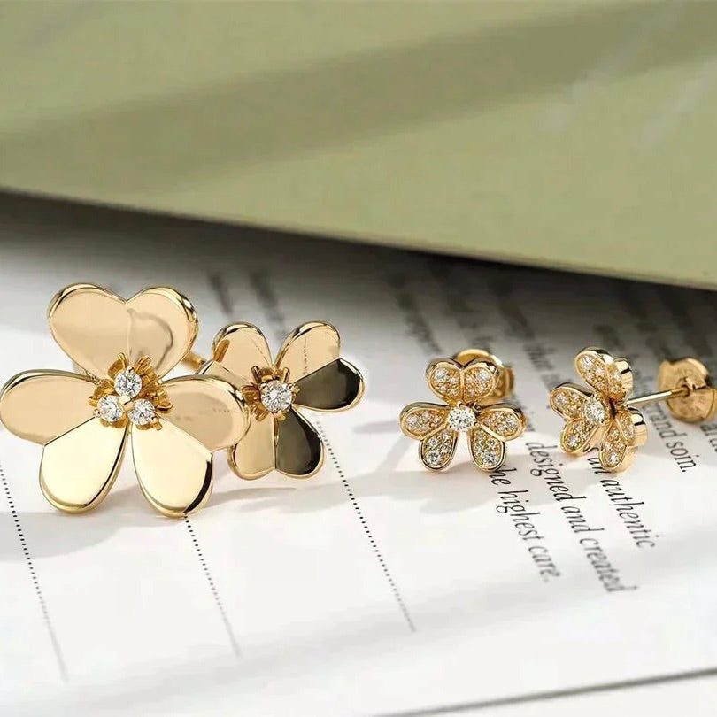 [Eterna Jewels]CLOVER COMOS GOLD DIAMOND RING