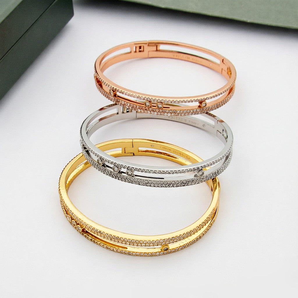 [Eterna Jewels]Move Romane pavé bangle