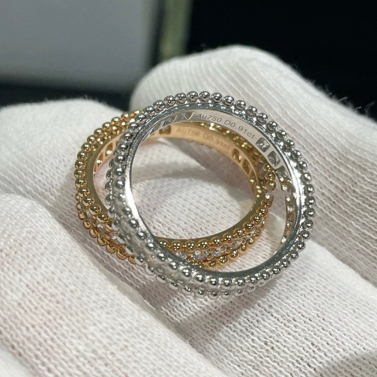 [Eterna Jewels]PERLEE DIAMOND SILVER RING