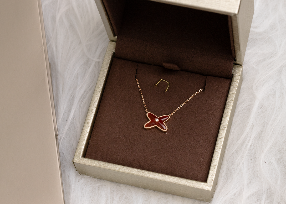 [Eterna Jewels]JEUX DE NECKLACE 1 DIAMOND