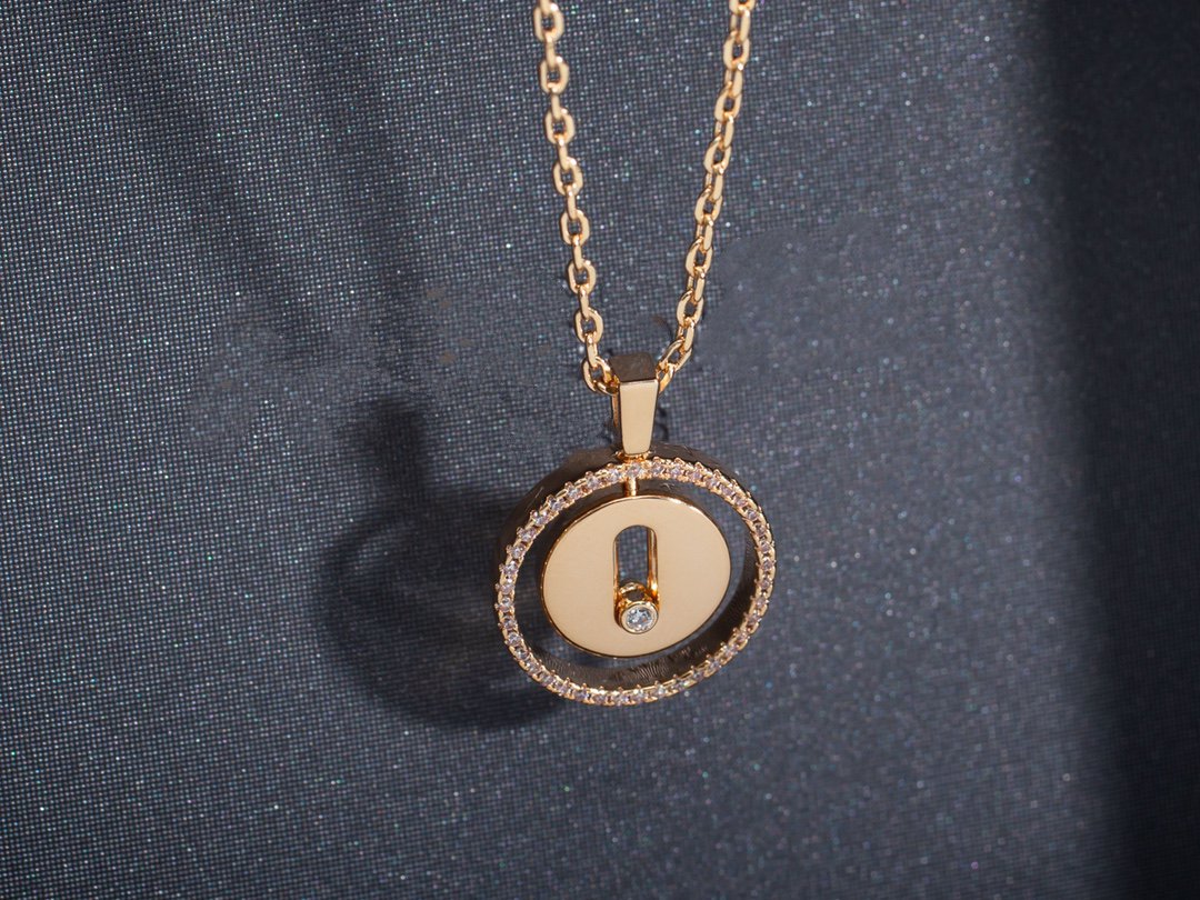 [Eterna Jewels]LUCKY MOVE PM NECKLACE PINK GOLD DIAMOND