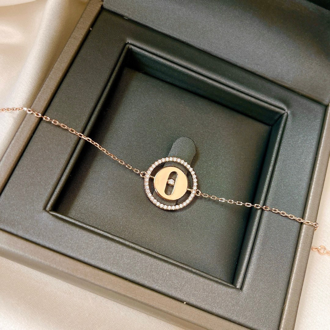 [Eterna Jewels]LUCKY MOVE PAVED DIAMOND BRACELET