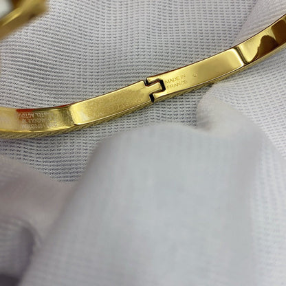 [Eterna Jewels]CLASSIC HM CLIC WHITE 8MM ENAMEL BRACELET