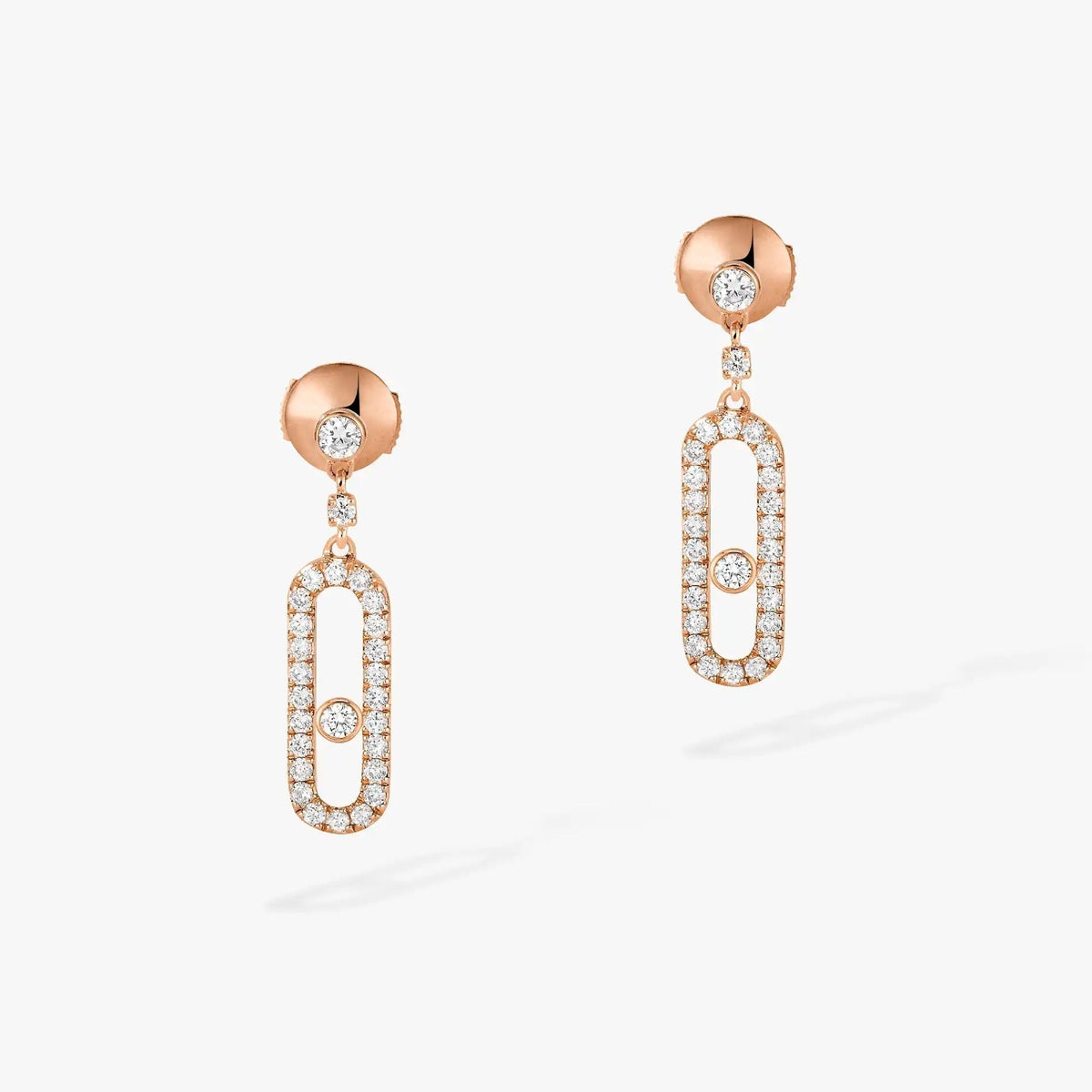 [Eterna Jewels]DORMEUSES MOVE UNO DIAMOND EARRINGS