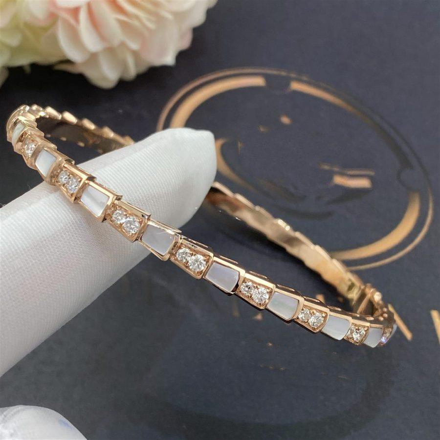 [Eterna Jewels]SERPENTI BRACELET PINK GOLD MOP DIAMOND