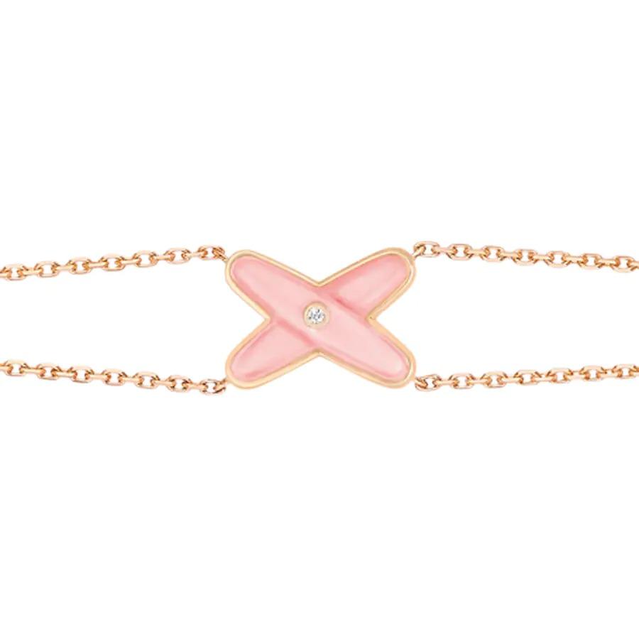 [Eterna Jewels]JEUX BRACELET PINK MOP PINK GOLD 1 DIAMOND