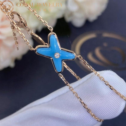 [Eterna Jewels]JEUX BRACELET TURQUOISE PINK GOLD 1 DIAMOND