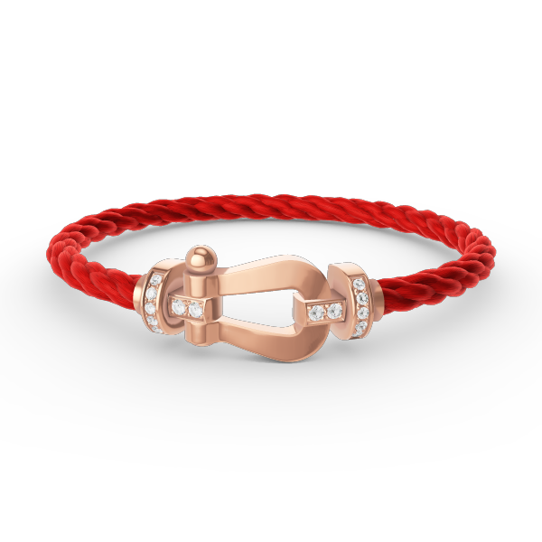 [Eterna Jewels]FORCE LARGE HORSESHOE HALF DIAMOND BRACELET ROSE GOLD