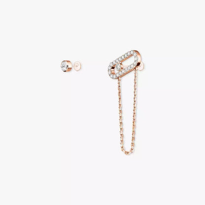 [Eterna Jewels]Move Uno Diamond Earrings