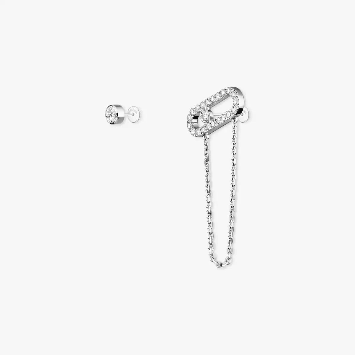 [Eterna Jewels]Move Uno Diamond Earrings