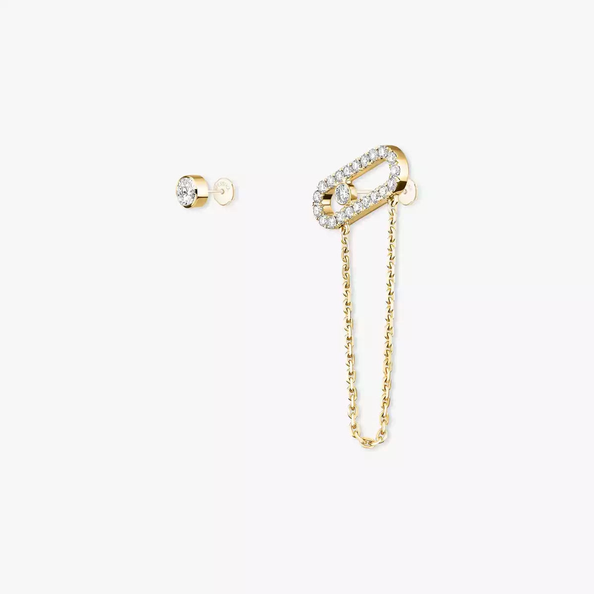 [Eterna Jewels]Move Uno Diamond Earrings