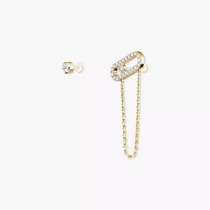 [Eterna Jewels]Move Uno Diamond Earrings