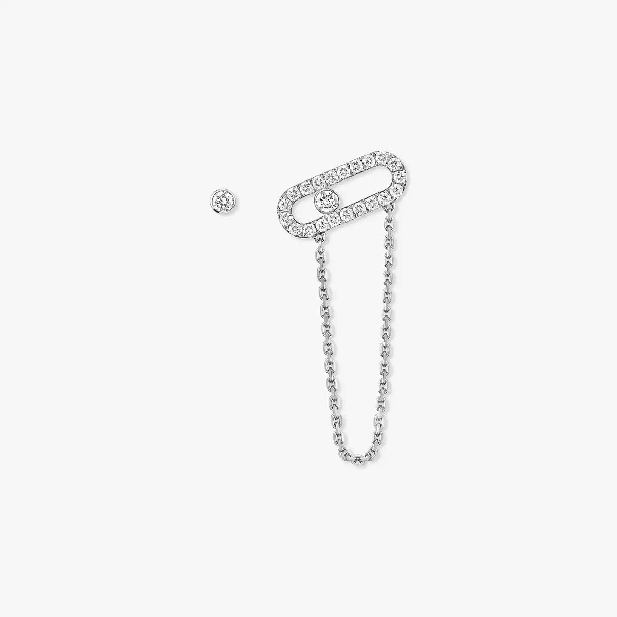 [Eterna Jewels]Move Uno Diamond Earrings