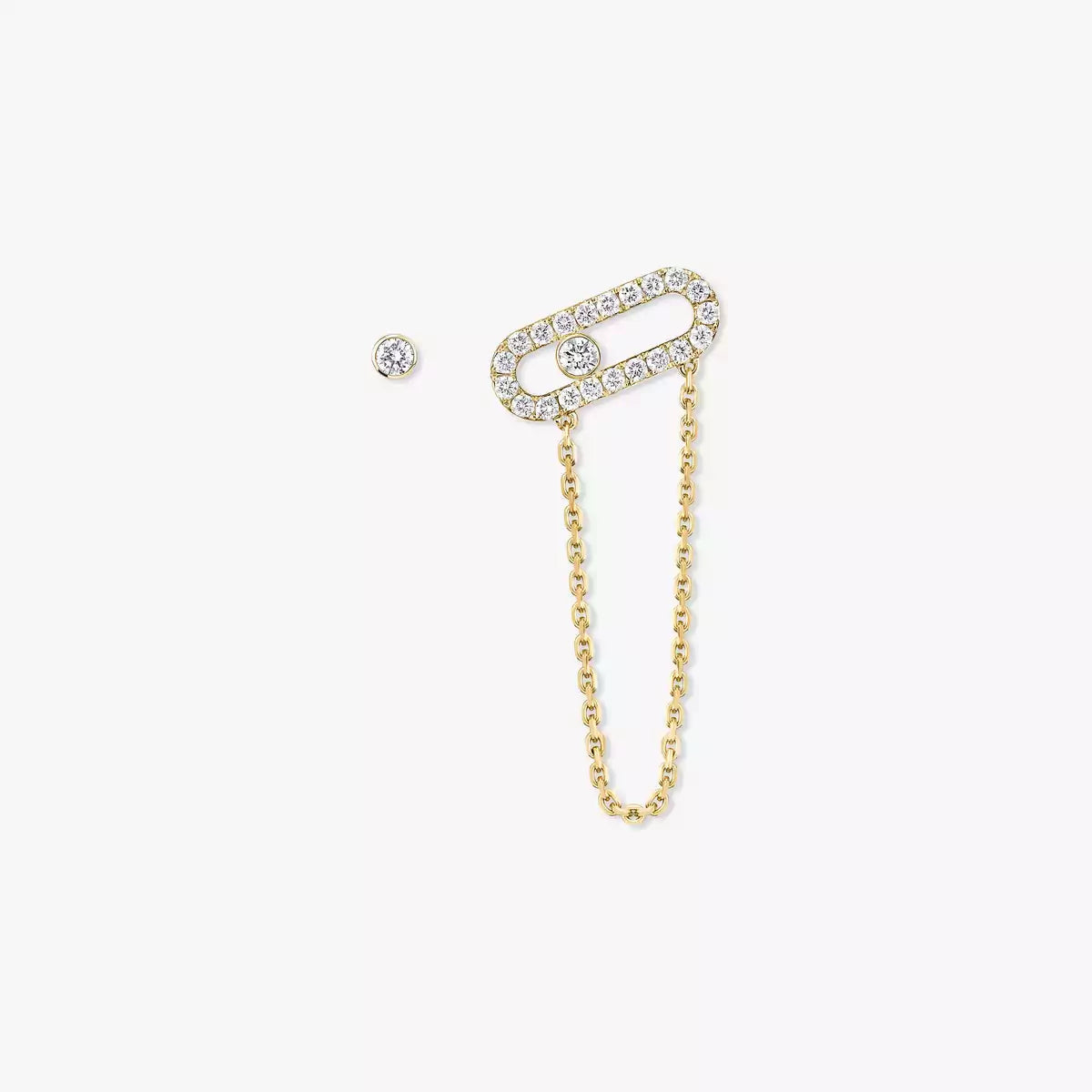 [Eterna Jewels]Move Uno Diamond Earrings