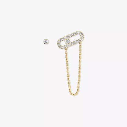 [Eterna Jewels]Move Uno Diamond Earrings