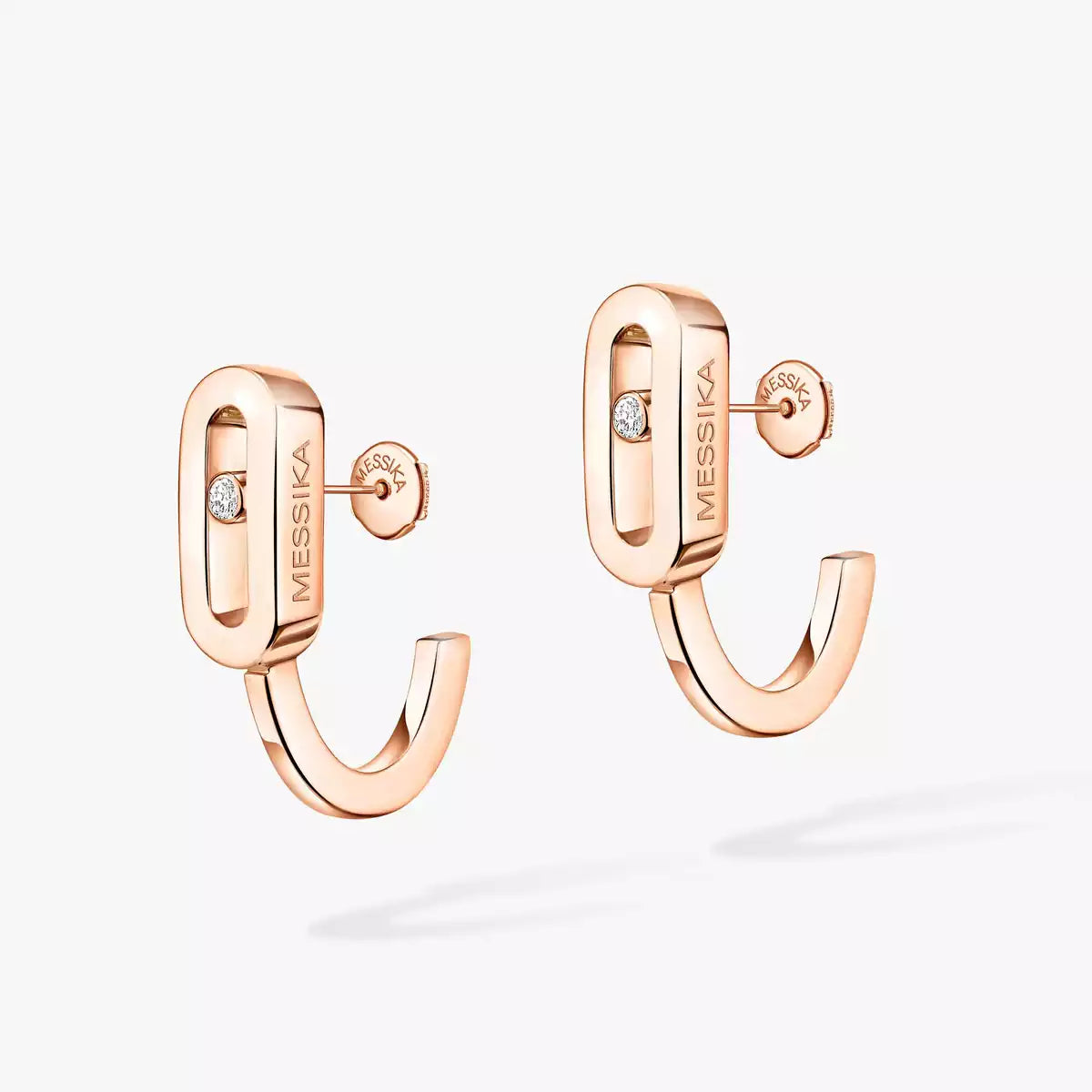[Eterna Jewels]Diamond Mini Hoop Earrings Move Classique