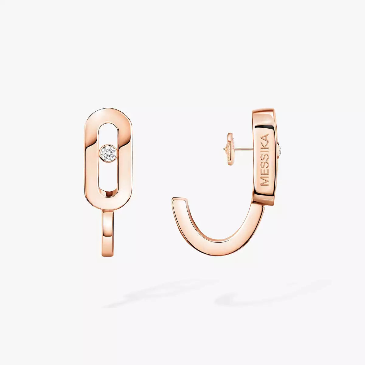 [Eterna Jewels]Diamond Mini Hoop Earrings Move Classique