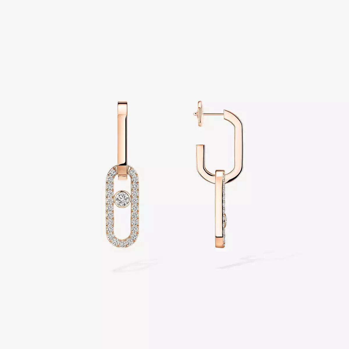 [Eterna Jewels]Move Link Diamond Earrings