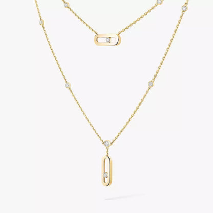 [Eterna Jewels] Move Uno Diamond Necklace