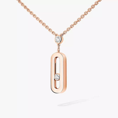[Eterna Jewels] Move Uno Gold Diamond Long Necklace