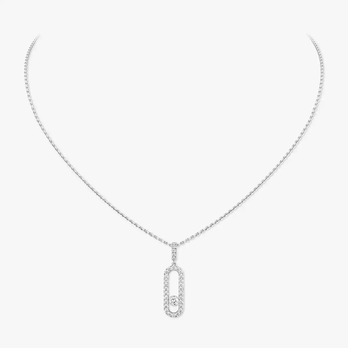 [Eterna Jewels]Move Uno Diamond Necklace in Rose Gold