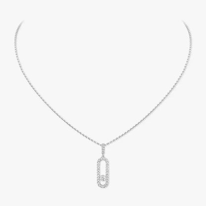 [Eterna Jewels]Move Uno Diamond Necklace in Rose Gold