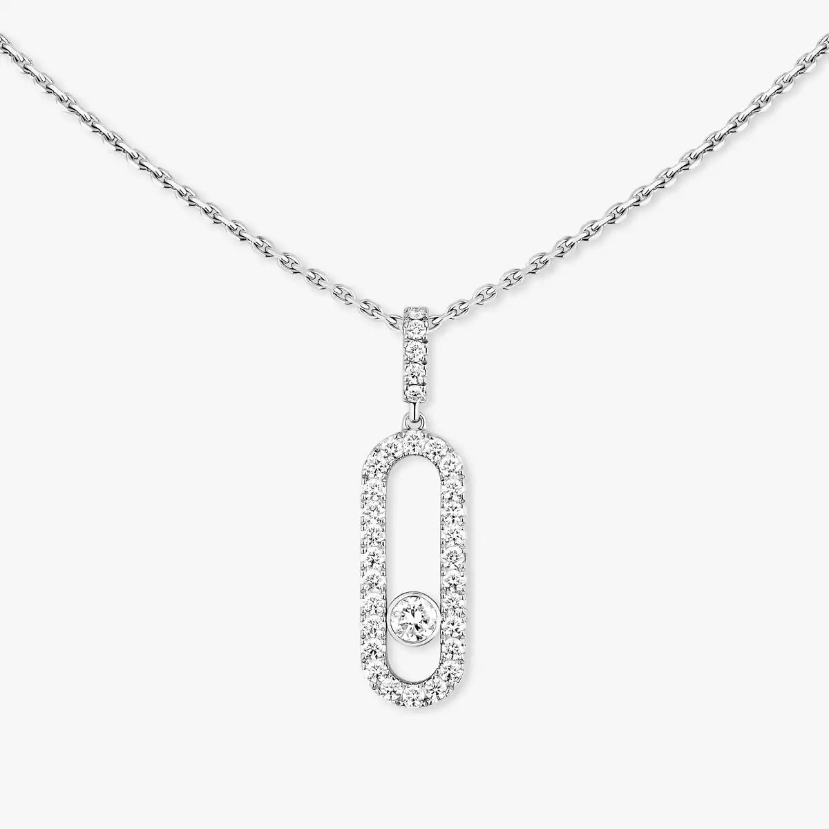 [Eterna Jewels]Move Uno Diamond Necklace in Rose Gold