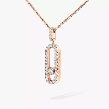 [Eterna Jewels]Move Uno Diamond Necklace in Rose Gold