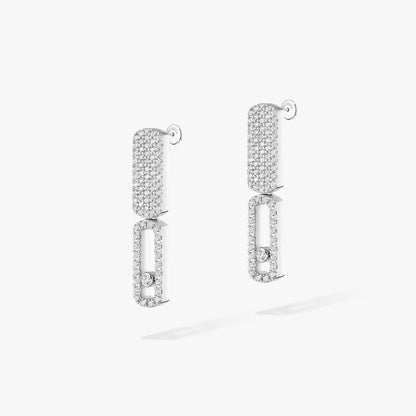 [Eterna Jewels]Imperial Move SM Diamond Earrings