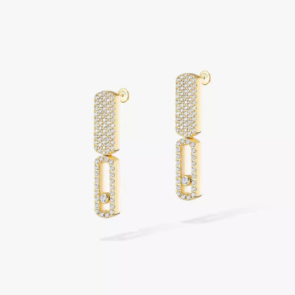 [Eterna Jewels]Imperial Move SM Diamond Earrings
