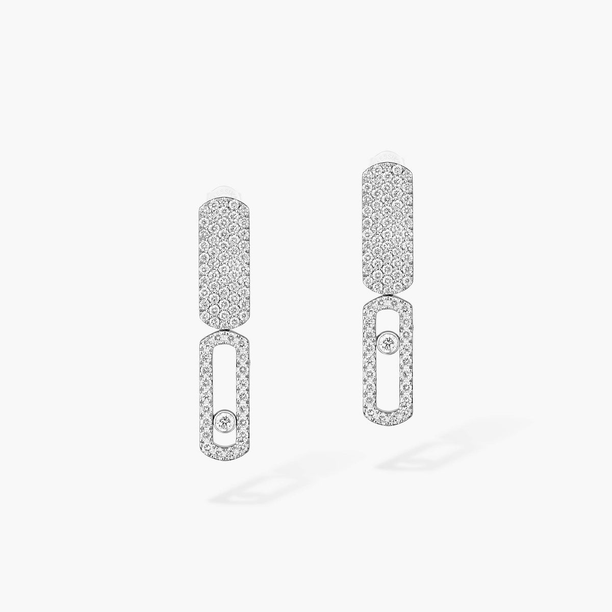 [Eterna Jewels]Imperial Move SM Diamond Earrings