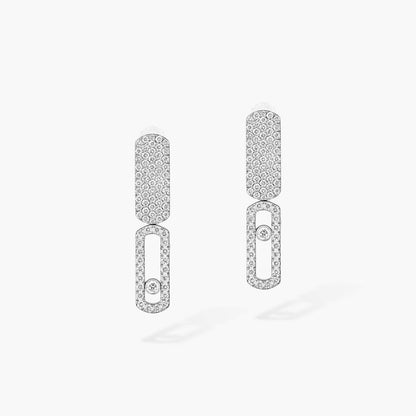 [Eterna Jewels]Imperial Move SM Diamond Earrings