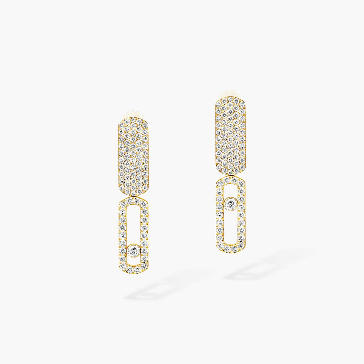 [Eterna Jewels]Imperial Move SM Diamond Earrings